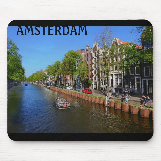 Amsterdam Canal Mouse Mat (Front)