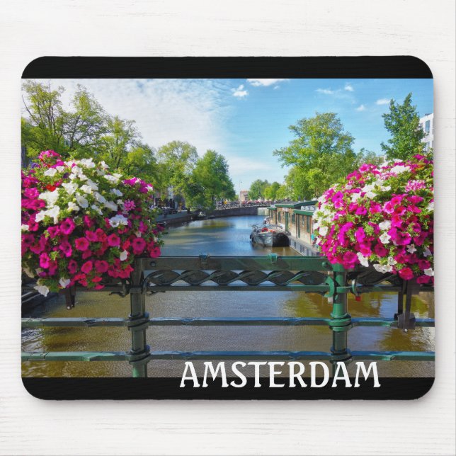 Amsterdam Canal Mouse Mat (Front)