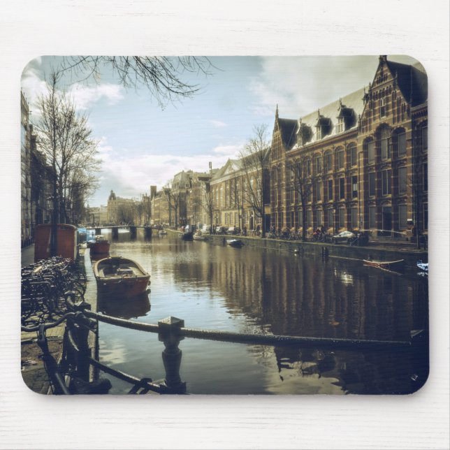 Amsterdam Canal   Mouse Mat (Front)