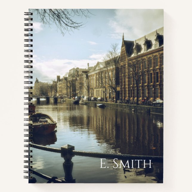 Amsterdam Canal   Notebook (Front)