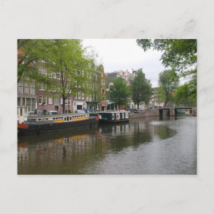 Amsterdam Canal Postcard