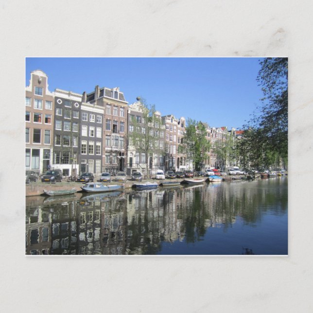 Amsterdam Canal Postcard (Front)
