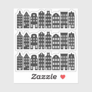 Amsterdam Canal Row Houses Dutch Grachtenpanden