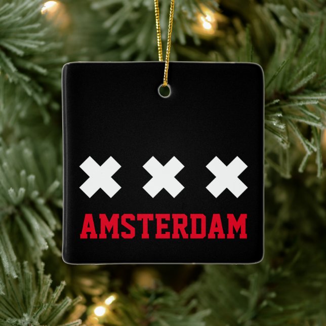 Amsterdam Ceramic Ornament (Tree)