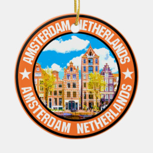 Amsterdam                                          ceramic tree decoration