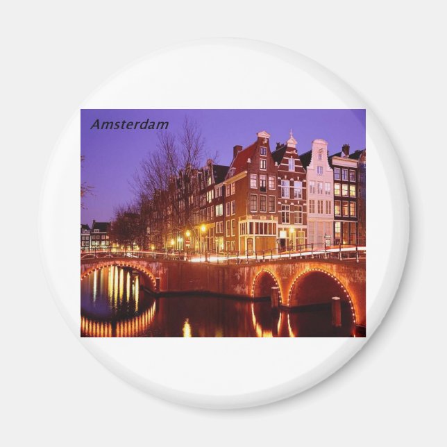 Amsterdam--City of lights [kan.k]. Magnet (Front)