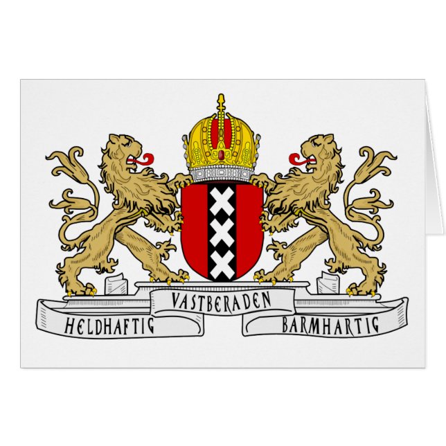 Amsterdam Coat of Arms (Front Horizontal)