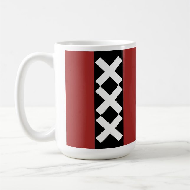 Amsterdam Coat of Arms. Coffee Mug (Left)