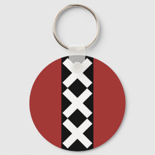 Amsterdam Coat of Arms. Key Ring