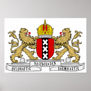 Amsterdam Coat of Arms Poster