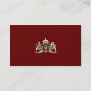 Amsterdam Coat of Arms Small Business Cards