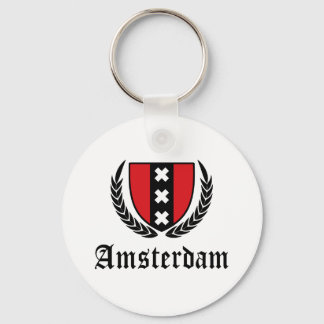 Amsterdam Crest Key Ring
