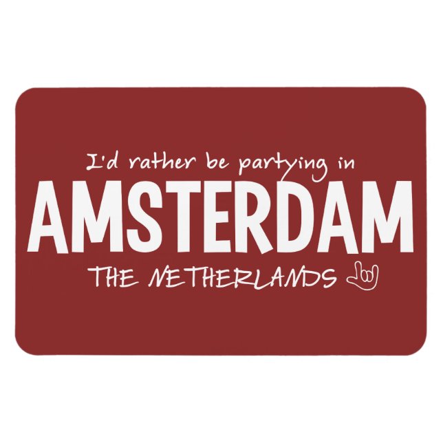 AMSTERDAM custom color magnet (Horizontal)
