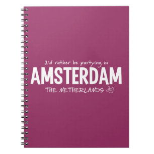 AMSTERDAM custom colour notebook
