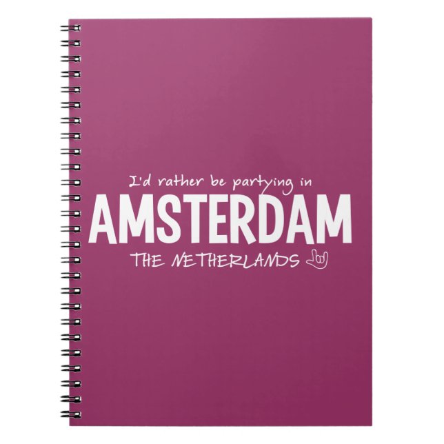 AMSTERDAM custom colour notebook (Front)