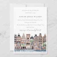 Amsterdam Dutch Canal Landscape Any Age Birthday