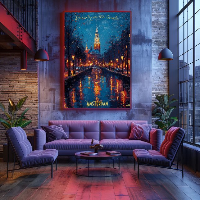 Amsterdam Evenings - Reflections of Serenity Poster (Creator Uploaded)