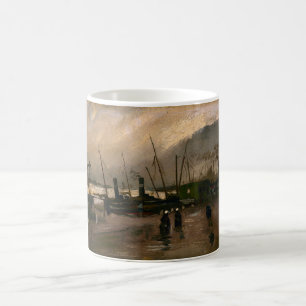 Amsterdam Fishermen's Harbour Storm by Vincent Gog Coffee Mug