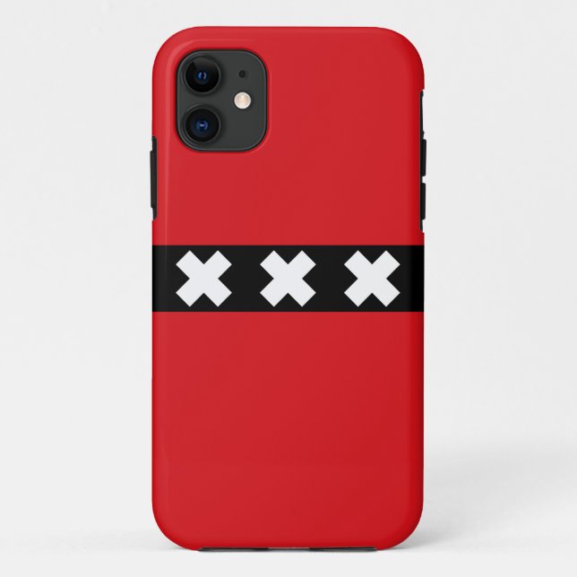Amsterdam Flag Case-Mate iPhone Case (Back)