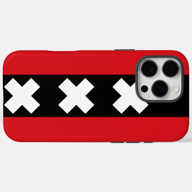 Amsterdam Flag Case-Mate iPhone Case (Back (Horizontal))