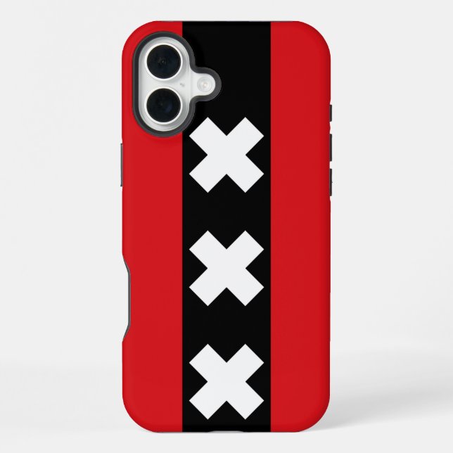 Amsterdam Flag iPhone Case (Back)