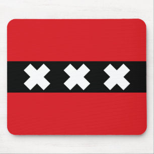Amsterdam Flag Mouse Mat