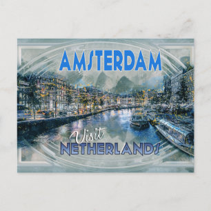 Amsterdam, from the series Visit... Holiday Postcard
