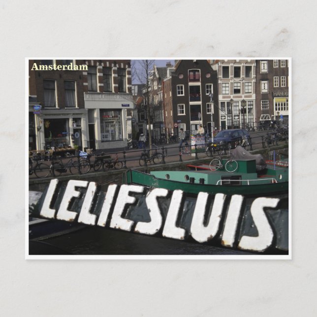 Amsterdam greetingcard postcard (Front)