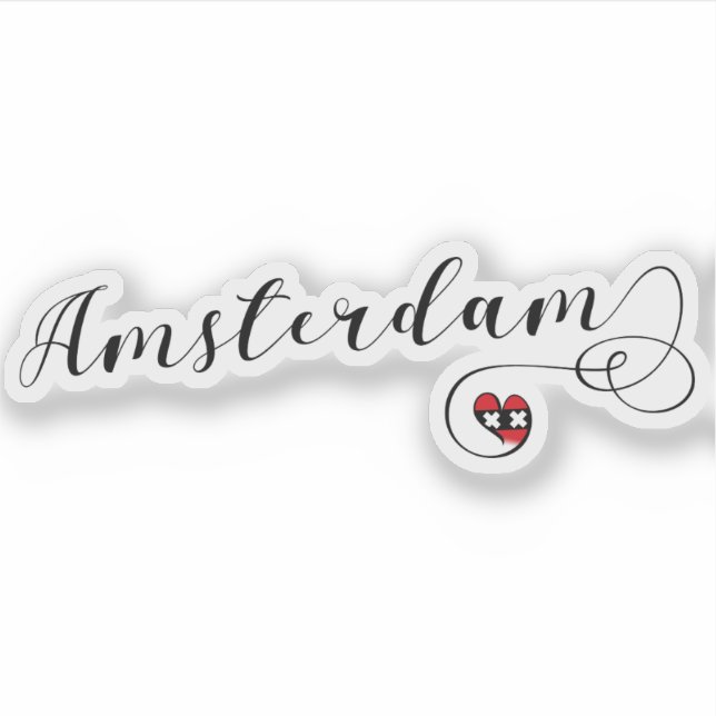 Amsterdam Heart Flag (Front)