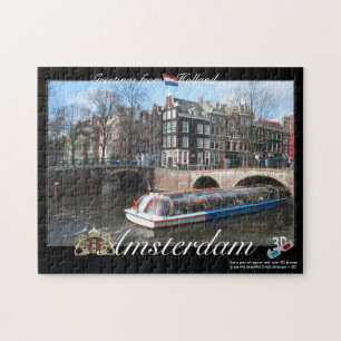 Amsterdam Holland 3D Anaglyph Jigsaw Puzzle