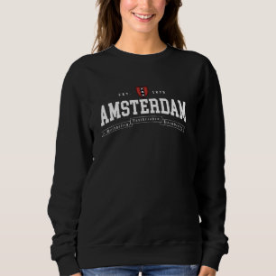 Amsterdam Holland Netherlands Flag Coat of Arms Vi Sweatshirt