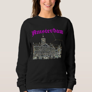 Amsterdam Holland Netherlands Travel Royal Palace  Sweatshirt