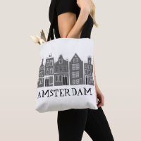 Amsterdam Houses Dutch Village black