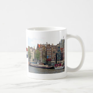 Amsterdam, houses on the canal coffee mug