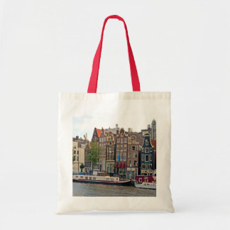 Amsterdam, houses on the canal tote bag