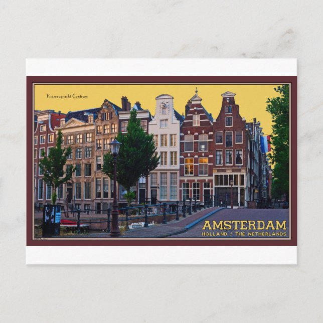 Amsterdam-Keizersgracht Centrum Postcard (Front)