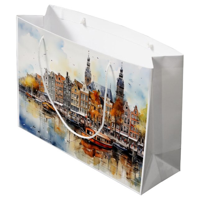 Amsterdam Large Gift Bag (Back Angled)