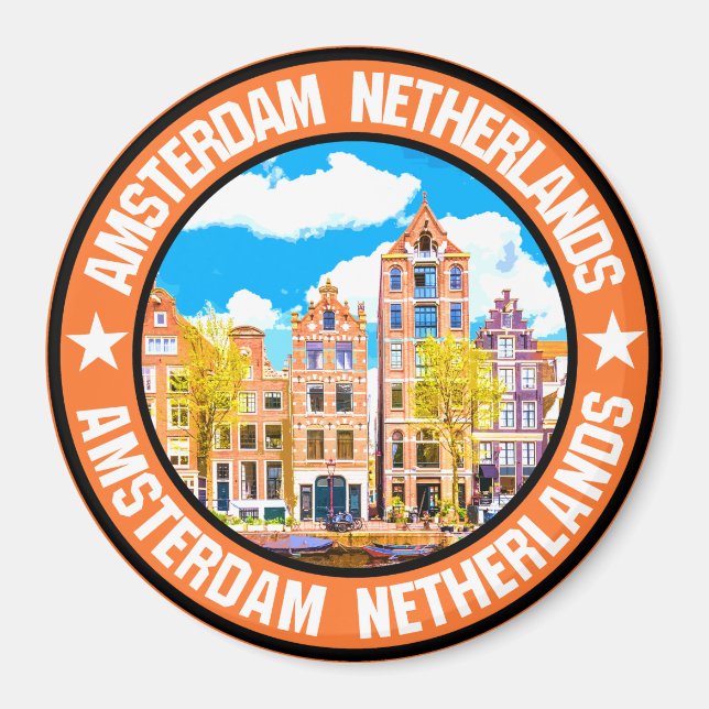Amsterdam                                          magnet (Front)