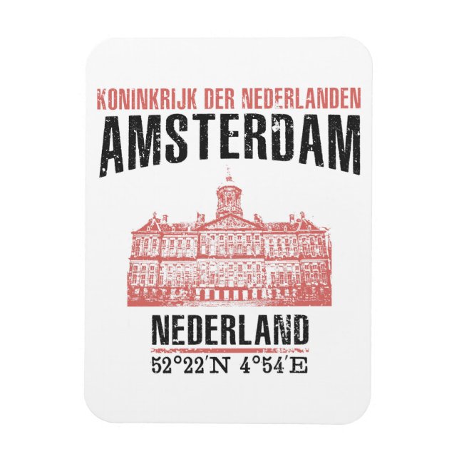 Amsterdam Magnet (Vertical)