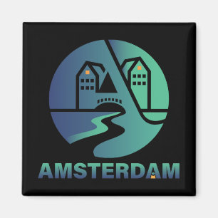 Amsterdam Netherlands Europe Magnet