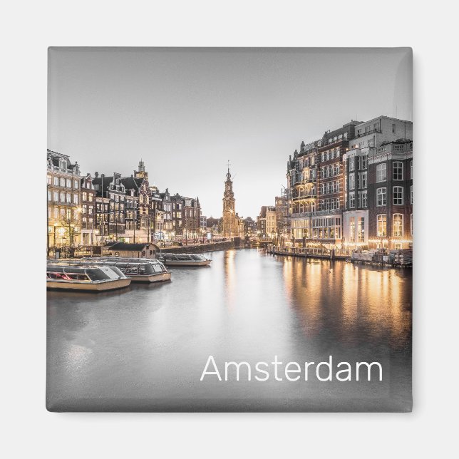 Amsterdam Netherlands Holland Dutch Souvenir Magnet (Front)
