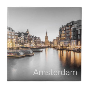 Amsterdam Netherlands Holland Dutch Souvenir Tile