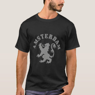 Amsterdam Netherlands Lion Dutch Holland Amsterdam T-Shirt