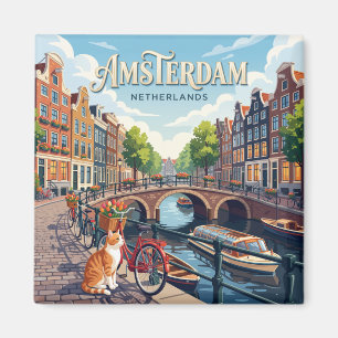 Amsterdam, Netherlands Magnet