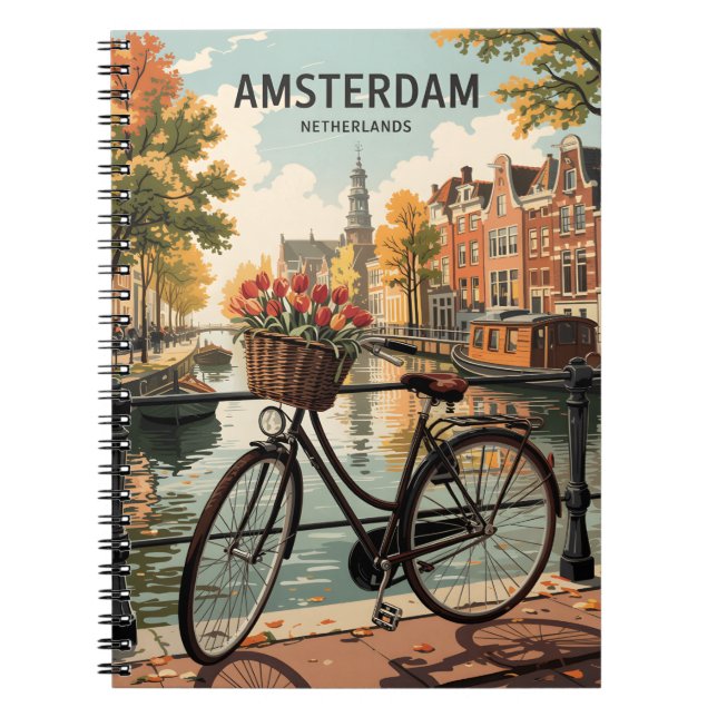 Amsterdam netherlands notebook (Front)