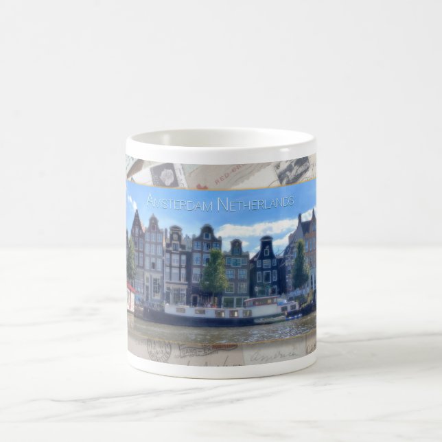 AMSTERDAM NETHERLANDS PHOTO COFFEE MUG (Center)