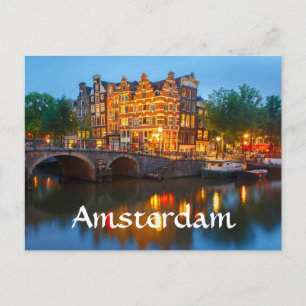 Amsterdam Netherlands Postcard
