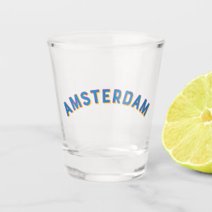 Amsterdam, Netherlands Vintage Arch Shot Glass
