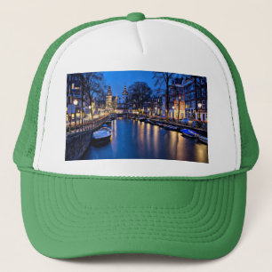 Amsterdam Night Wallpaper-67657 Trucker Hat
