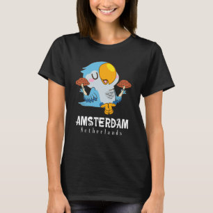 Amsterdam Parakeet Mushroom Holland The Netherland T-Shirt